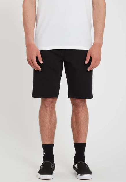 Мужские джинсовые шорты Volcom Solver, черные