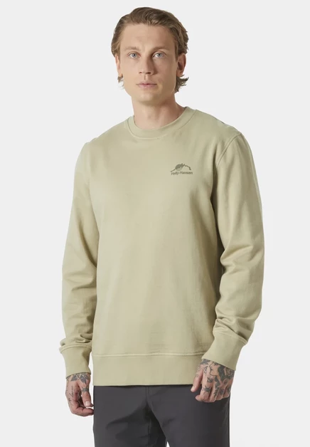 Мужской свитшот Helly Hansen Nord Graphic Crew, светлый