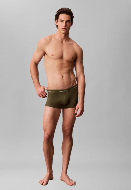 Calvin Klein Underwear ICON 3 PACK - Trunks - black black, triple stripe_black, olive night w/ dtm wbs