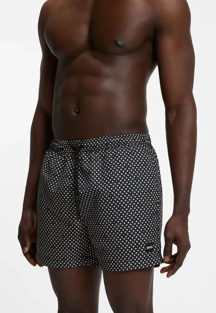 BOSS - Swimming shorts - khaki four open brown eight