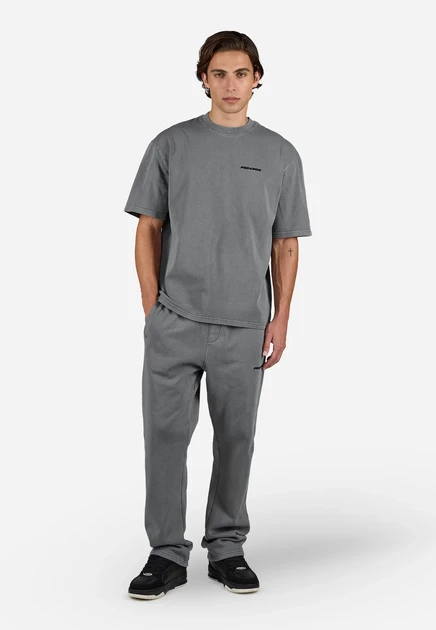 Мужская футболка Pegador Logo Oversized, винтажно-серая