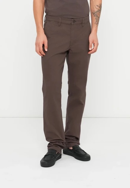 Мужские брюки Gap Essential Straight Fit, коричневые