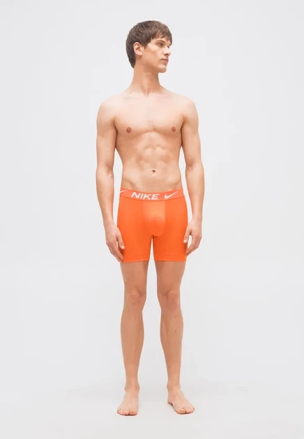 Мужские боксеры Nike Underwear, 3 шт., оранжево-черные