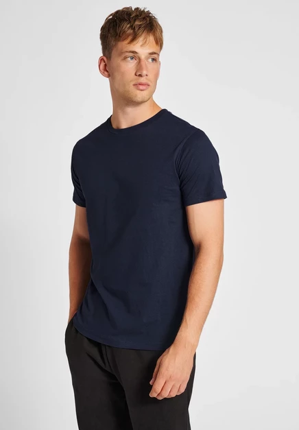 Мужская футболка Hummel Basic, бело-морская