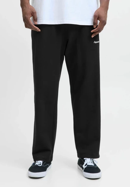 Мужские спортивные брюки JACK & JONES Plus, черные