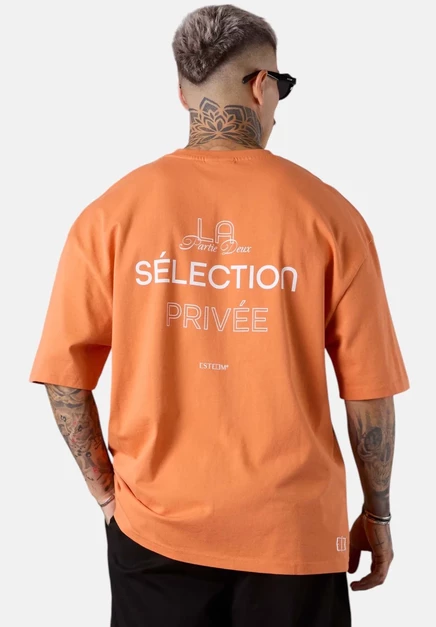 Мужская футболка Esteem Oversized, оранжевая