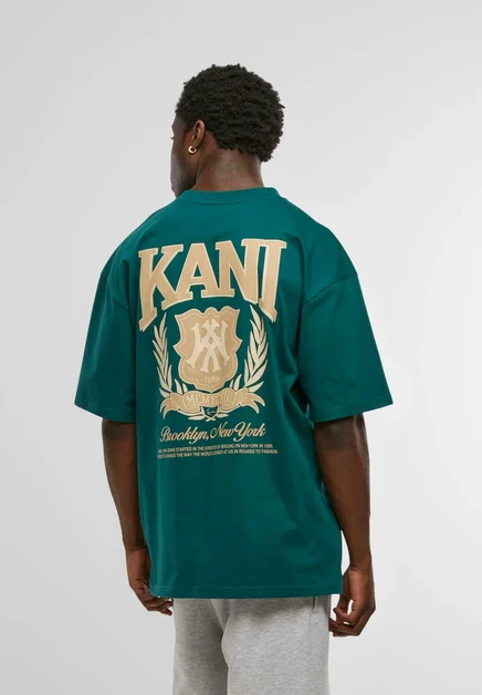 Мужская футболка Karl Kani Script Emblem, темно-зеленая