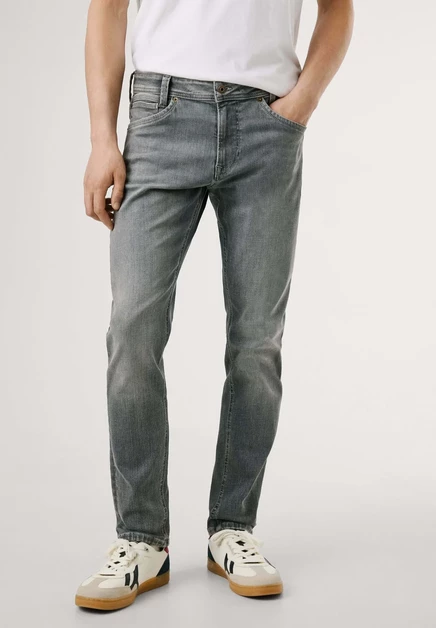 Мужские джинсы Pepe Jeans Straight, серо-черные