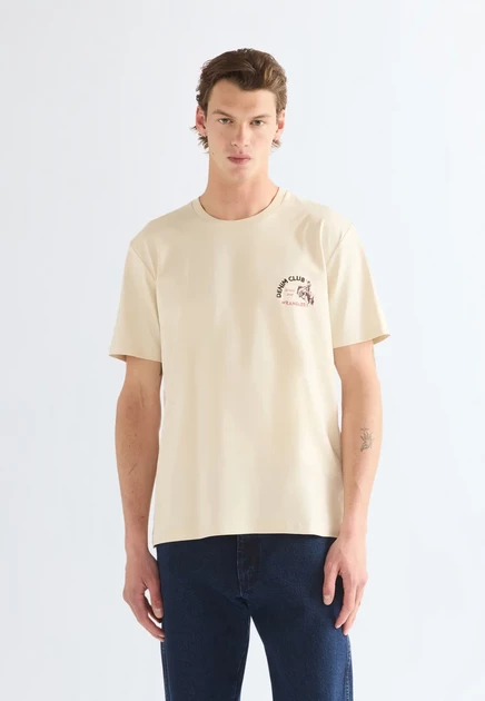 Мужская футболка Wrangler Small Graphic Tee, молочная