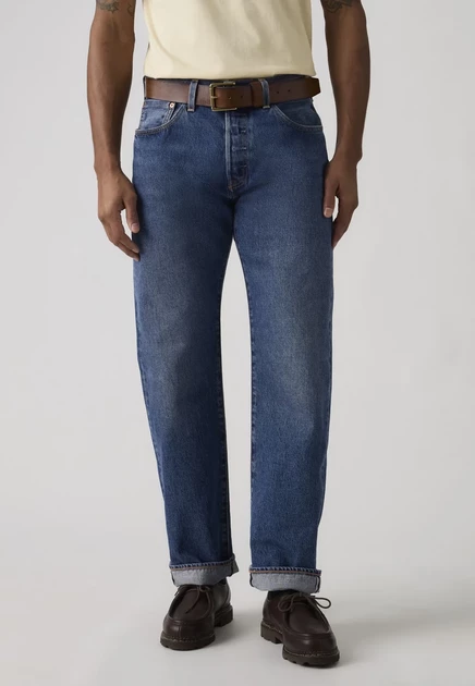 Мужские прямые джинсы Levi's 501 Relaxed, синие