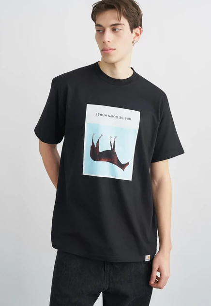 Мужская футболка Carhartt WIP Sean Hamilton, черная