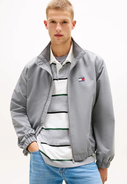 Мужской бомбер Tommy Jeans Essential, серый