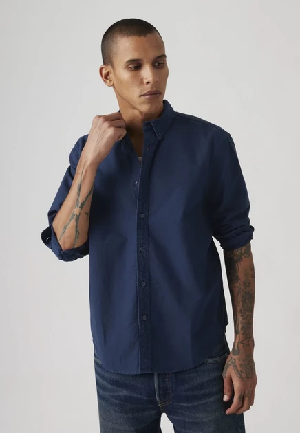 Levi's® AUTHENTIC BUTTON DOWN - Shirt - true blue dress blues