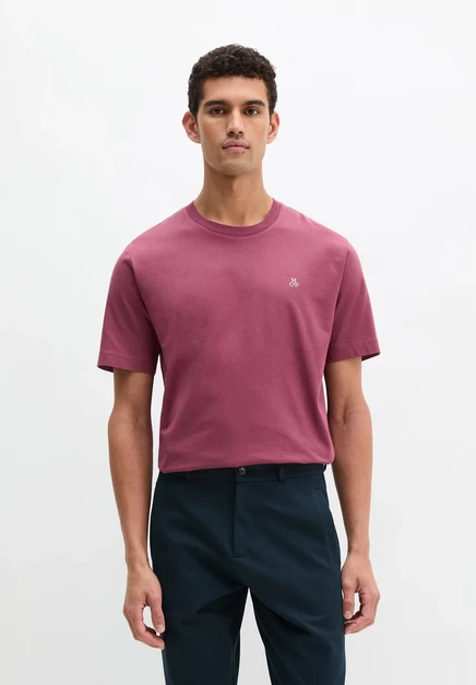 Мужская футболка Marc O'Polo Basic, хлопковая, асаи