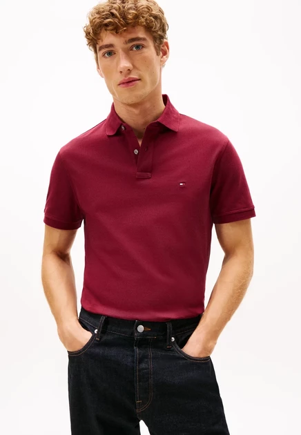 Tommy Hilfiger 1985 REGULAR POLO - Polo shirt - desert sky deep rouge