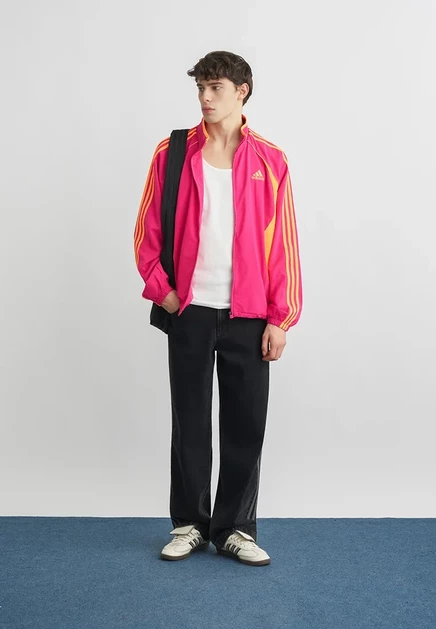 Мужская куртка adidas Originals TEAMGEIST, малиновая