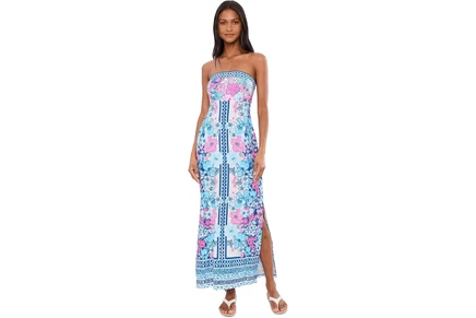 Платье Lilly Pulitzer Noa Strapless Maxi Dress