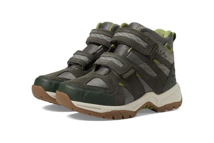 Детские ботинки L.L.Bean No Lace Trail Hiker непромокаемые, пыльно-оливковые