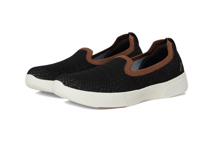 Keds BlissWalk Loafers black/cognac eng knit