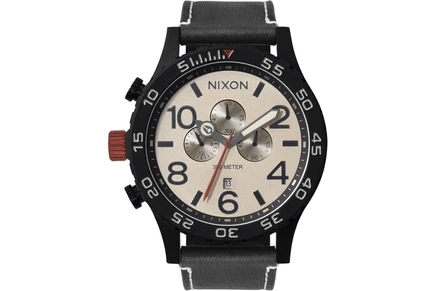 Мужские наручные часы Nixon 51-30 Chrono Leather
