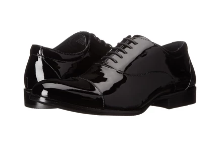 Мужские оксфорды Stacy Adams Gala Cap Toe, черные лаковые