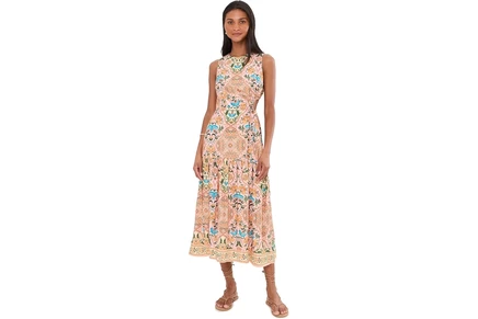 Платье Adrianna Papell Sleeveless Printed Maxi