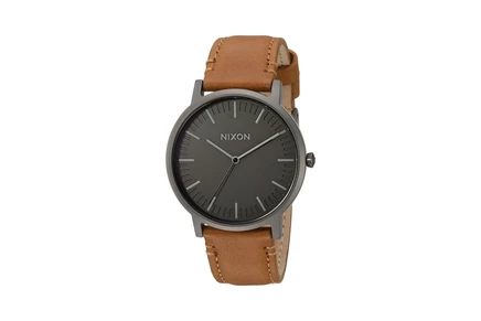 Мужские наручные часы Nixon Porter Leather