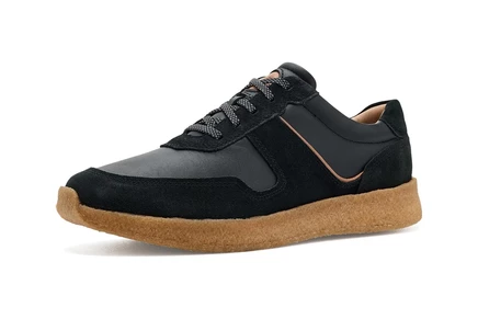 Johnston & Murphy Silas Jogger black suede/full grain