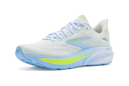 Женские кроссовки Brooks Ghost 18, бело-голубые