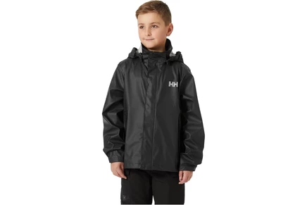 Куртка для детей Helly Hansen Moss водонепроницаемая, черная