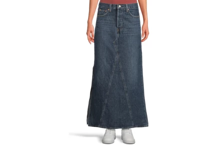 Юбка Levis Womens Iconic Long Skirt Slit