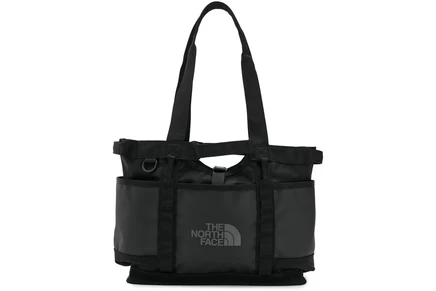 Унисекс сумка-тоут The North Face Base Camp Utility Tote, черно-серый