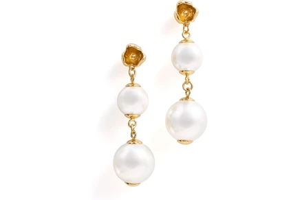 Серьги Kate Spade New York Golden Bloom Linear Earrings