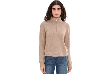 Женский свитшот Splendid Sweatersoft 1/4 Zip