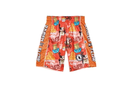 FLOW SOCIETY Ramen Flow Shorts (Little Kid/Big Kid) red