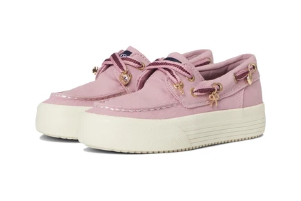 Детские кеды SPERRY KIDS Bahama Platform, лилово-фиолетовые