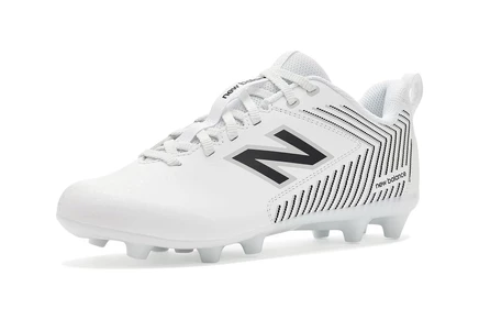 Детские бутсы New Balance Kids Rush V5, бело-черно-красные