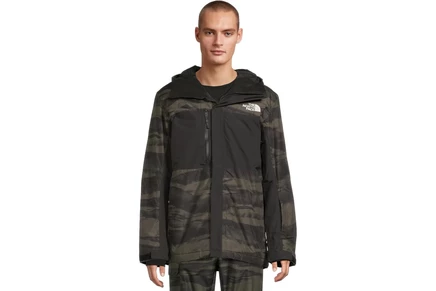 The North Face Freedom Insulated Jacket Print new taupe green edge of light print/tnf black
