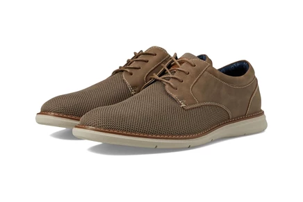 Мужские кроссовки Nunn Bush Chase Knit Plain Toe Oxford Lightweight Breathable Versatile Lace Up
