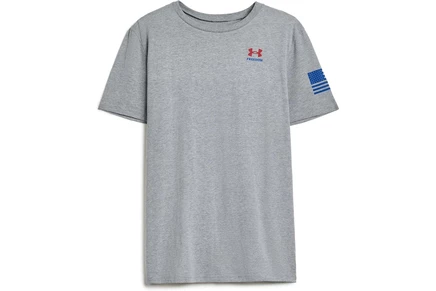 Детская футболка Under Armour Freedom Flag, стальная/синяя