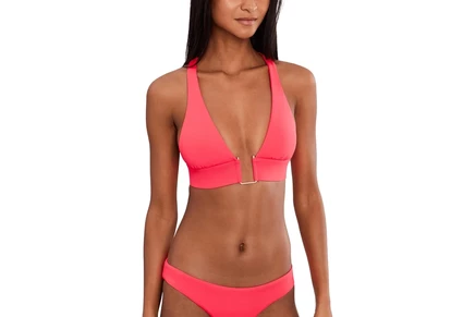 Купальник BECCA Color Code Maddison Wide Band Halter Top