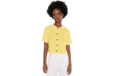 Кардиган 525 america Ginevra Short Sleeve Shaker Cardigan