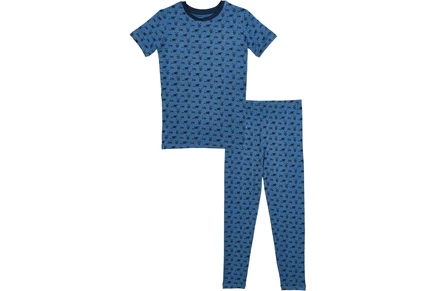 Пижама Kickee Pants Kids Print Short Sleeve Pajama Set (Big Kid)