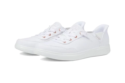 Женские слипоны Bobs from Skechers Skip Cute B Cute, белые