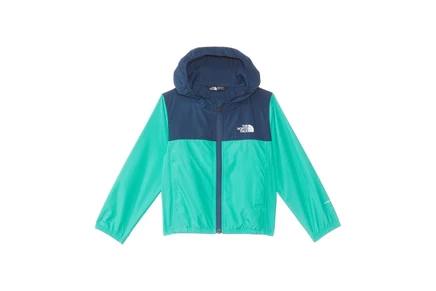 Пальто The North Face Kids Never Stop Hooded WindWall Jacket (Toddler) geyser aqua