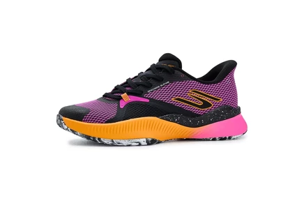 Женские кеды Skechers State Champ Slip-Ins, черно-розовые