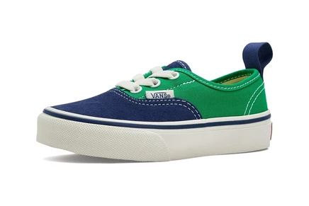 Детские кеды Vans Authentic Elastic Lace, темно-синие