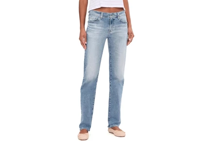 Джинсы AG Jeans Sandra Low Rise Slim Straight in 15 Years Aviator
