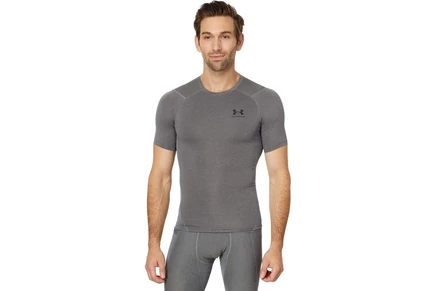 Мужская компрессионная футболка Under Armour HeatGear Armour, антрацитно-черная