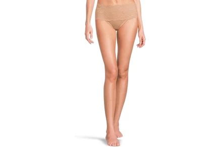 Женские трусы-слипы Hanky Panky Silky Skin высокие, мокко